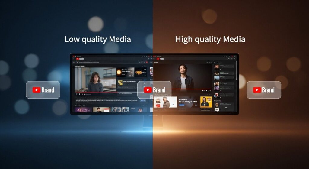 Media Quality in YouTube Advertising